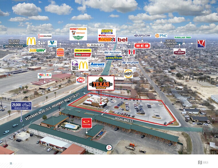 More Photos Of 1918 Veterans Blvd, Del Rio Restaurant For Sale