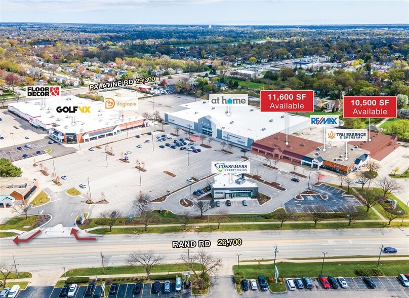 Primary Photo Of 600-836 E Rand Rd, Arlington Heights Unknown For Lease