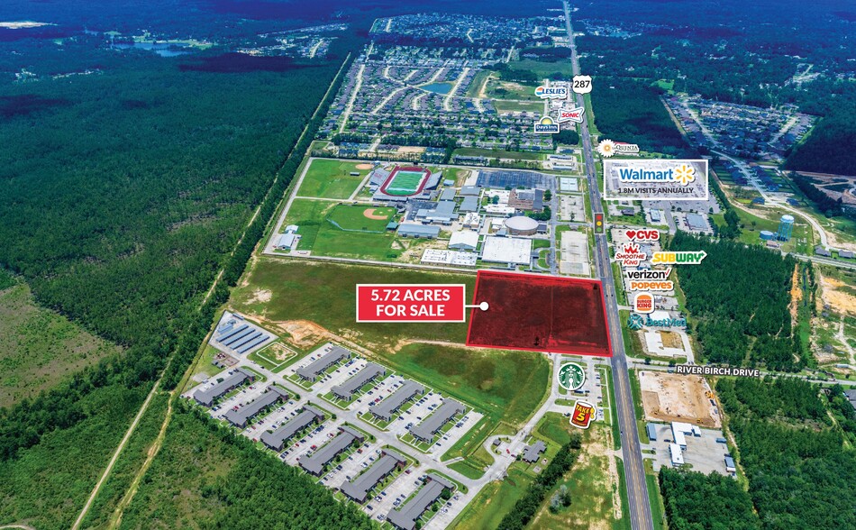 Primary Photo Of River Birch Dr & Highway 287, Lumberton Land For Sale