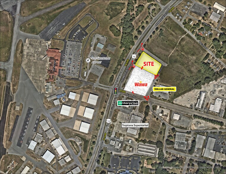 Primary Photo Of Memorial Dr @ Airport Rd, Greenville Land For Lease