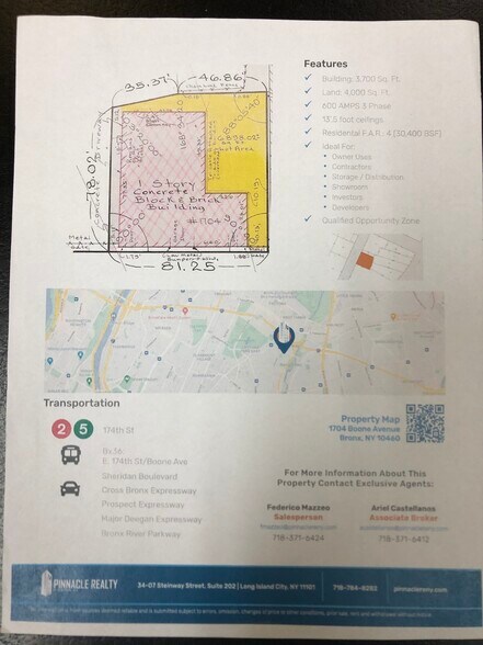 More Photos Of 1704 Boone Ave, Bronx Industrial For Lease