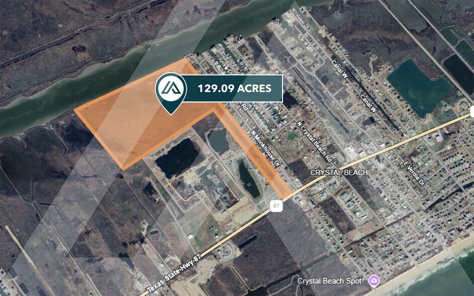 Primary Photo Of 1689 Highway 87, Crystal Beach Land For Sale