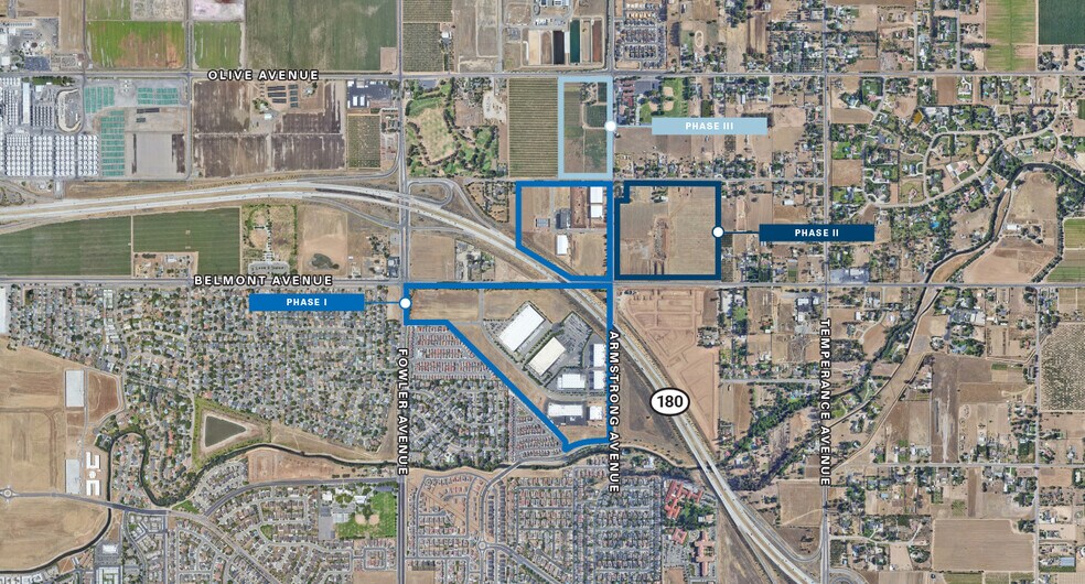 More Photos Of Belmont Ave & Armstrong Ave, Fresno Land For Lease