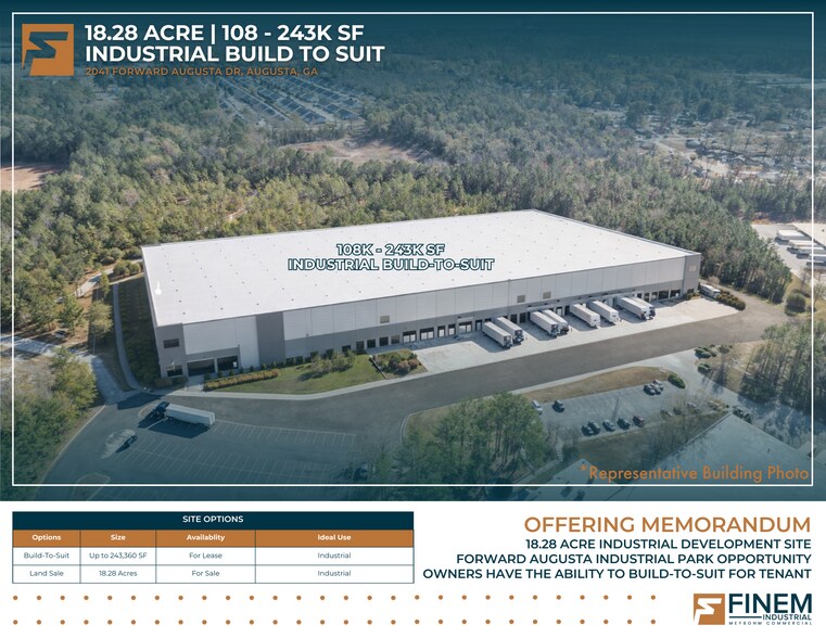 More Photos Of 2041 Forward Augusta Dr, Augusta Land For Lease