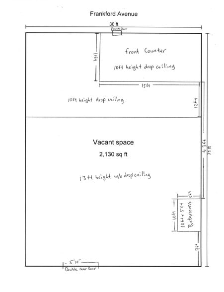 More Photos Of 8799 Frankford Ave, Philadelphia Freestanding For Lease