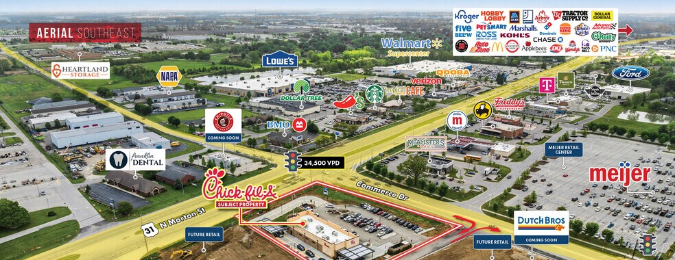 More Photos Of 2490 N Morton St, Franklin Fast Food For Sale