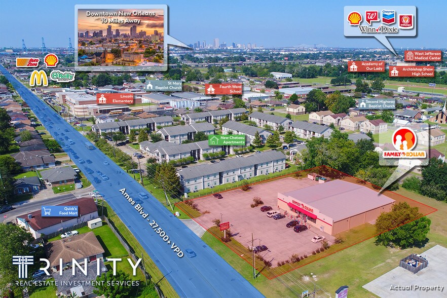 More Photos Of 1609 Ames Blvd, Marrero Freestanding For Sale