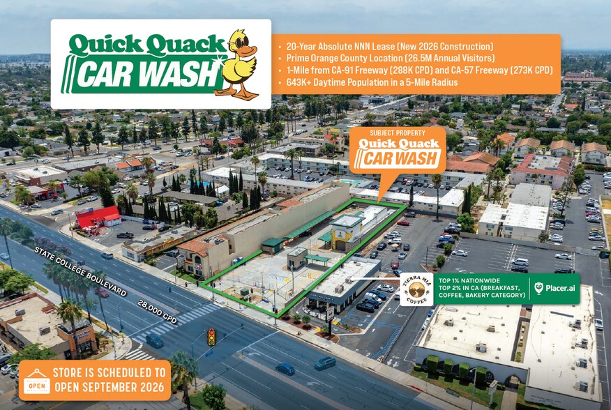 Primary Photo Of 125 N State College Blvd, Anaheim Carwash For Sale