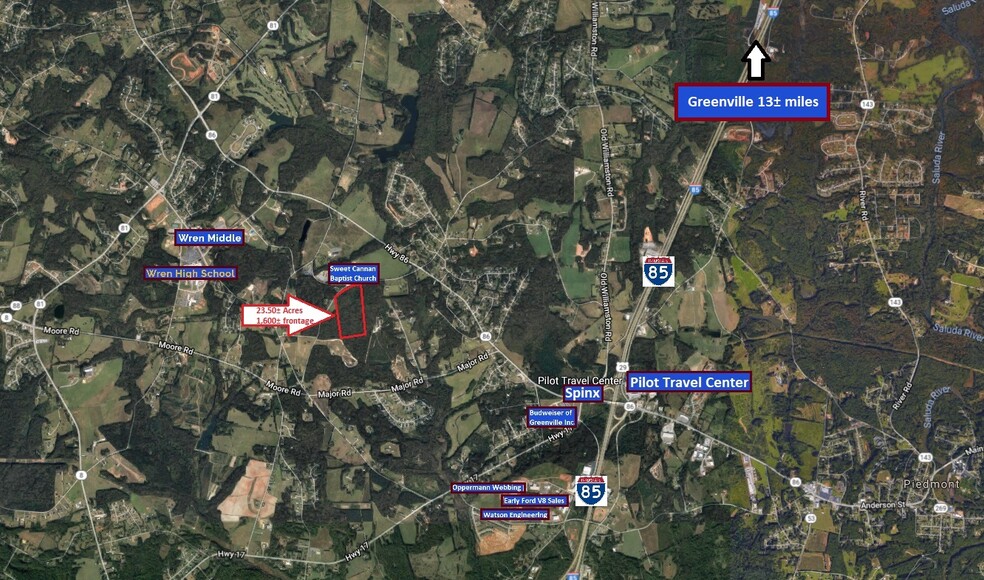 Primary Photo Of Mountain Springs Rd, Piedmont Land For Sale