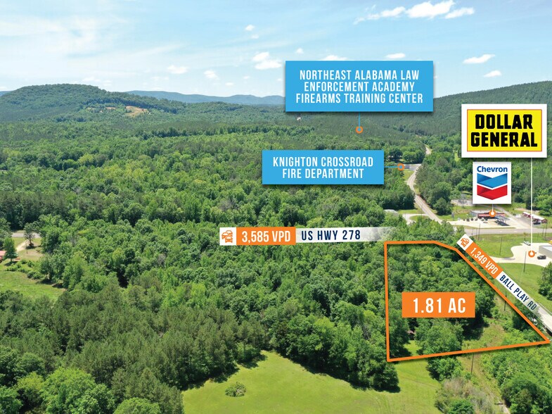 More Photos Of Across from 29 Ball Play Road, Piedmont Land For Sale