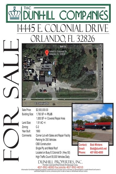 More Photos Of 14445 E Colonial Dr, Orlando Freestanding For Sale