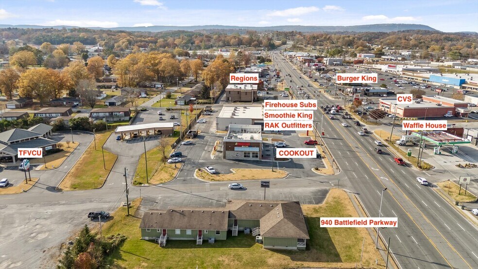 More Photos Of 940 Battlefield Pky, Fort Oglethorpe Land For Sale