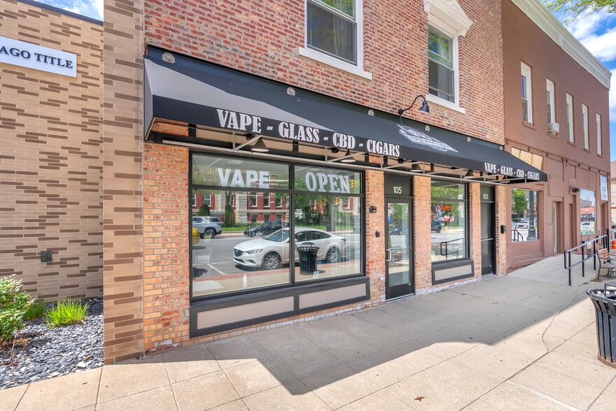 More Photos Of 105 1/2 S Court St, Crown Point General Retail For Sale
