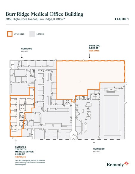 More Photos Of 7055 High Grove Blvd, Burr Ridge Medical For Lease
