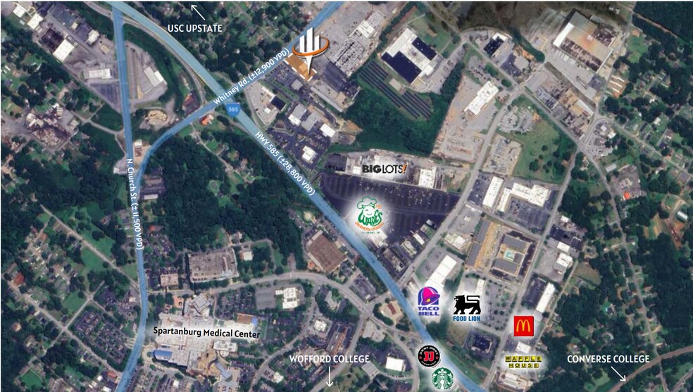 Primary Photo Of 351 Whitney Rd, Spartanburg Restaurant For Lease