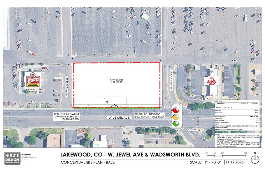 Primary Photo Of Jewell Shopping Center Pad Sites, Lakewood Land For Lease