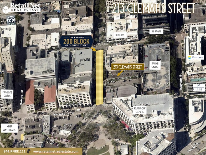 More Photos Of 213 Clematis St, West Palm Beach General Retail For Lease