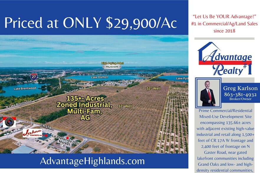 Primary Photo Of 214 Shockley rd, Avon Park Land For Sale