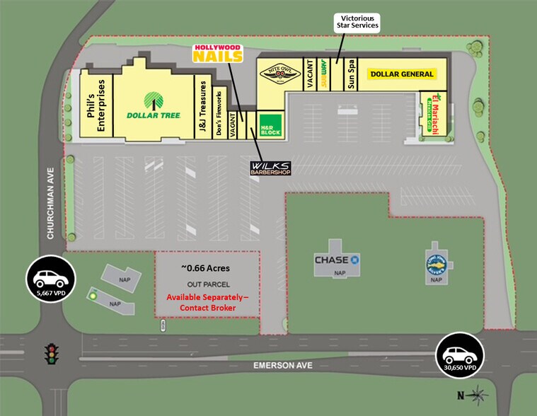 More Photos Of 3535 S Emerson Ave, Beech Grove Storefront For Sale