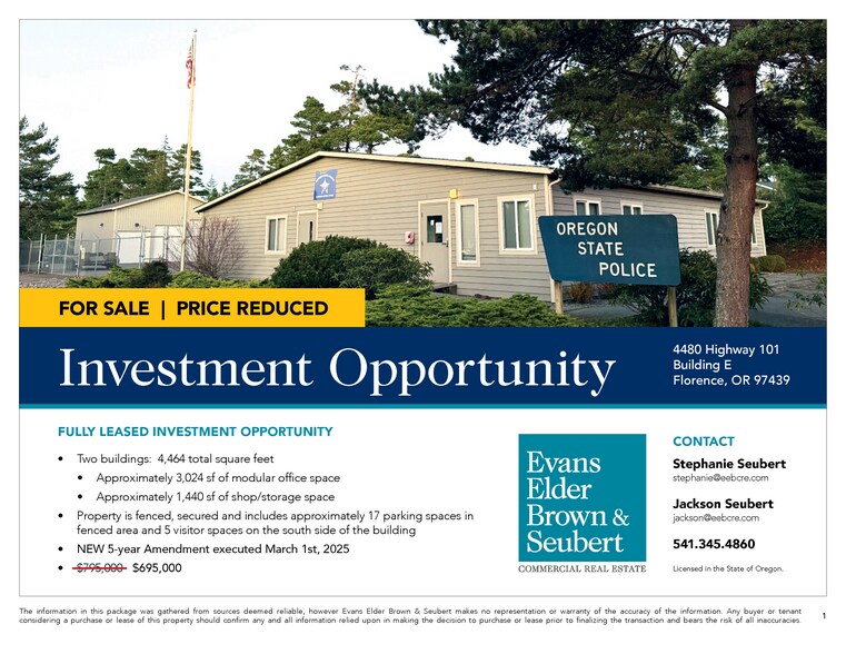 More Photos Of 4480 Highway 101, Florence Industrial For Sale