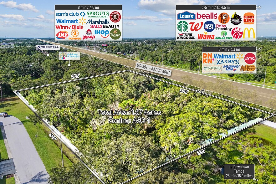 More Photos Of 11218 US 301, Riverview Land For Sale
