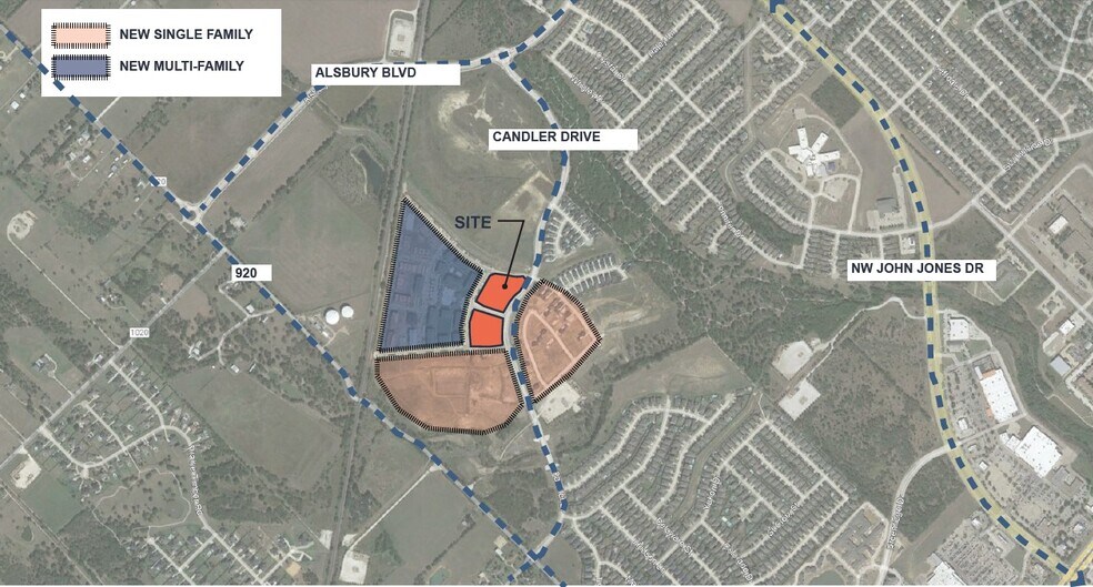 More Photos Of 1640 Candler Dr, Burleson Land For Lease