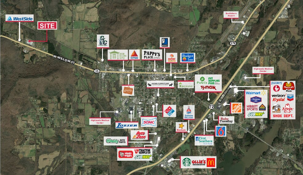 More Photos Of 17106 N Highway 35, Scottsboro Distribution For Lease