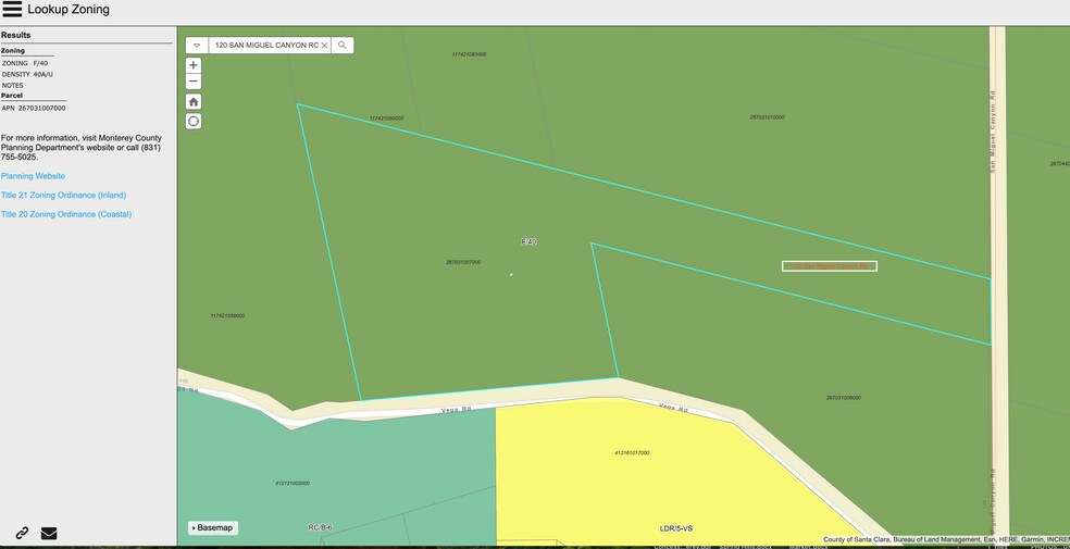 More Photos Of 138 San Miguel Canyon Rd, Royal Oaks Land For Sale