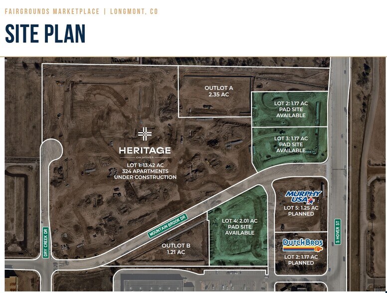 More Photos Of S Hover Street & Mountain Brook Drive, Longmont Land For Lease