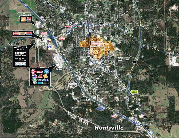 More Photos Of 2564 I-45, New Waverly Land For Sale