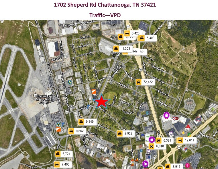 More Photos Of 1702 Shepherd rd, Chattanooga Land For Sale