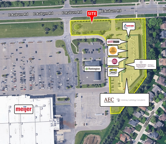 More Photos Of 224-278 E Auburn Rd, Rochester Hills Storefront For Lease