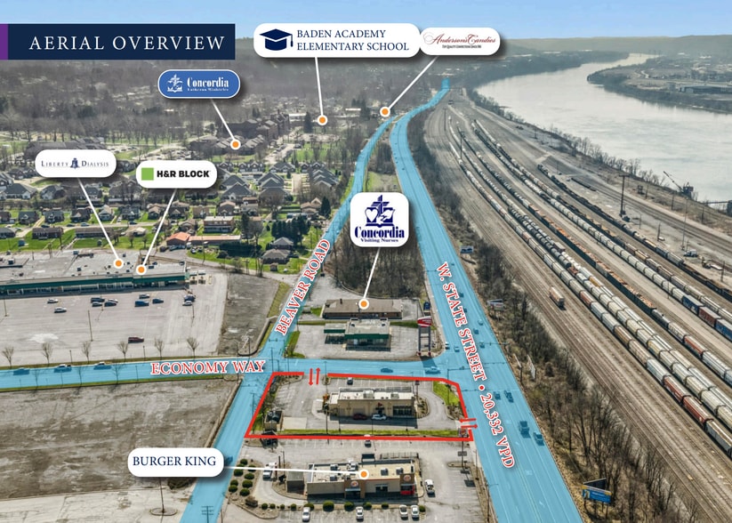 More Photos Of 1680 W State St, Baden Fast Food For Sale