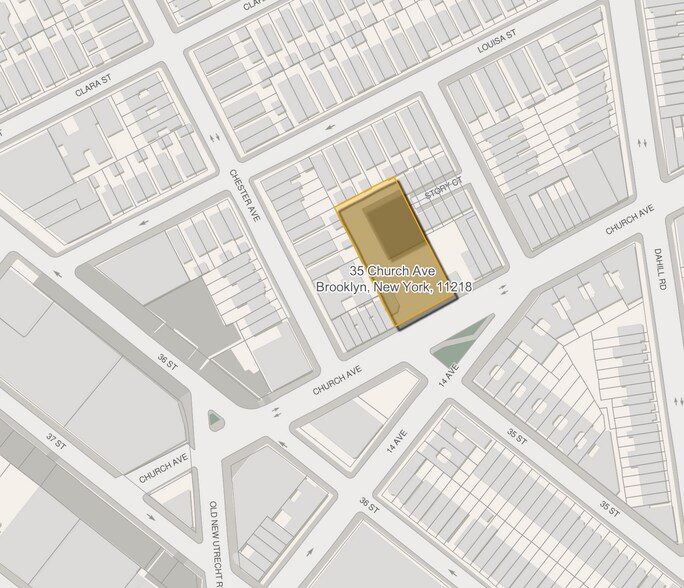 More Photos Of 35 Church Ave, Brooklyn Land For Sale