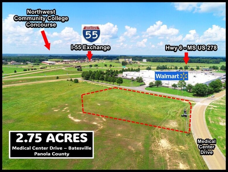 Primary Photo Of 2.75 acres Medical Center Dr, Batesville Land For Sale