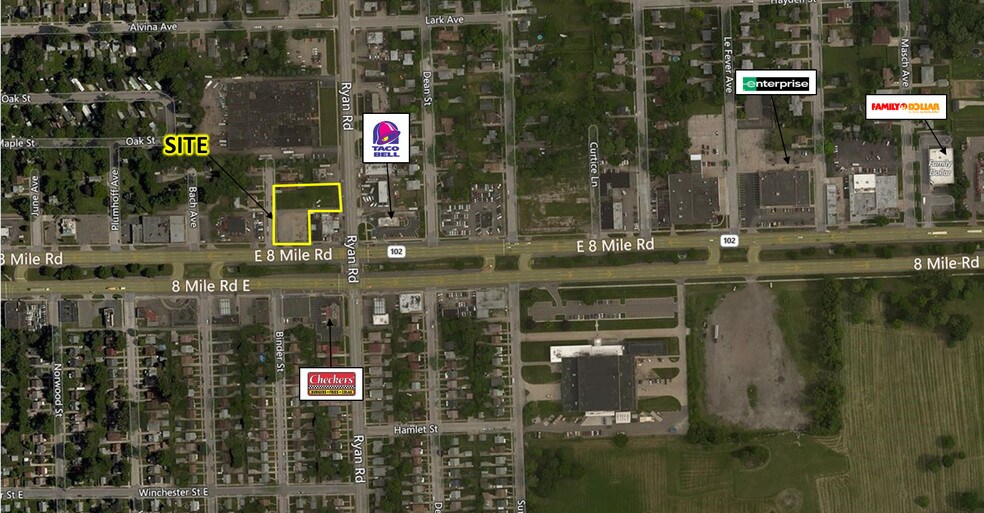 More Photos Of 4001-4061 E 8 Mile Rd, Warren Land For Sale
