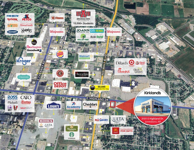 More Photos Of 3101 E Highland Dr, Jonesboro Freestanding For Sale