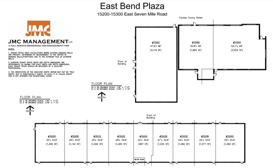 More Photos Of 15200-15262 E Seven Mile Rd, Detroit Unknown For Lease