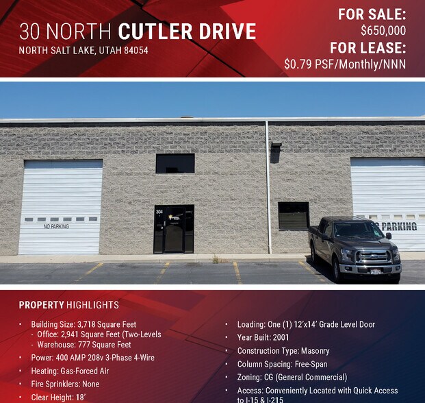 More Photos Of 30 Cutler Dr, North Salt Lake Light Distribution For Sale