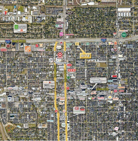 More Photos Of W 28th And I-610, Houston Land For Sale