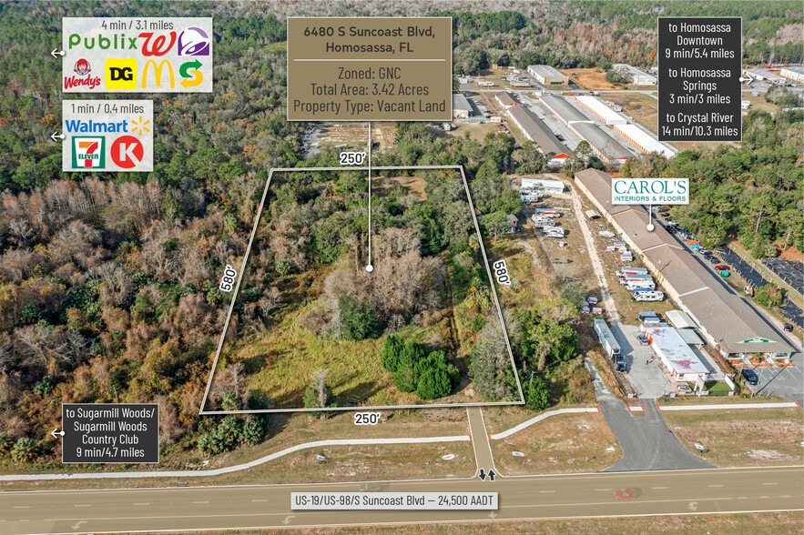 More Photos Of 6480 S Suncoast Blvd, Homosassa Land For Sale