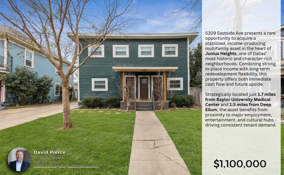 Primary Photo Of 5309 East Side Ave, Dallas Apartments For Sale
