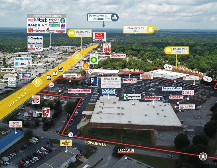 More Photos Of 100 Spalding Square, Griffin Unknown For Lease