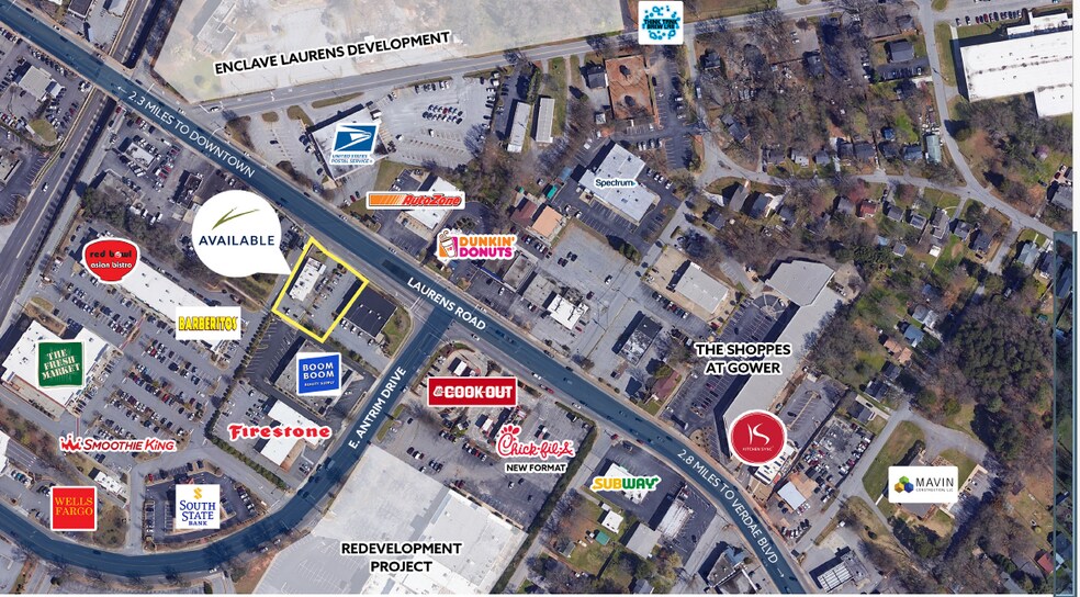 More Photos Of 1536 Laurens Rd, Greenville Land For Sale