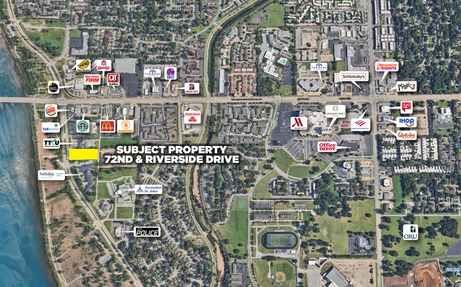 More Photos Of 72nd & Riverside Dr, Tulsa Land For Sale