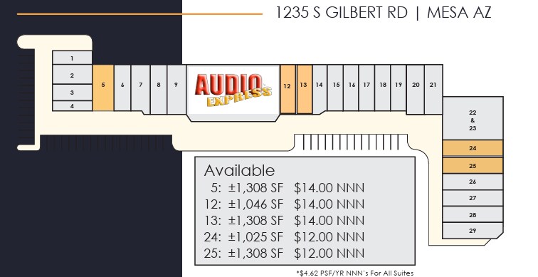 More Photos Of S Gilbert Rd @ E Southern Ave, Mesa Unknown For Lease