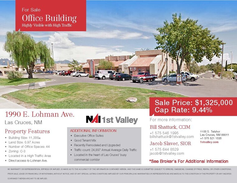 More Photos Of 1990 E Lohman Ave, Las Cruces Office For Lease