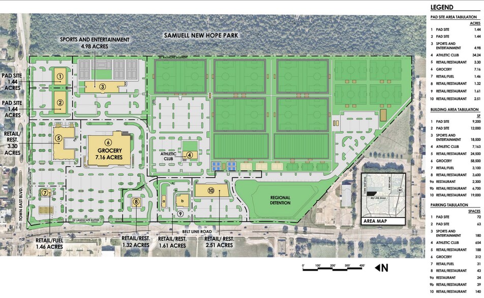 More Photos Of SEC of Belt Line Rd & Town East Blvd, Sunnyvale Supermarket For Sale