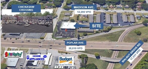 More Photos Of 2847 Poplar Ave, Memphis Storefront Retail Office For Sale