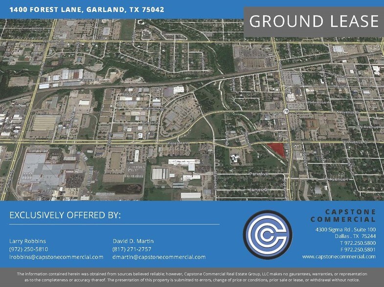 More Photos Of 1400 Forest Ln, Garland Land For Lease